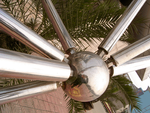 丹阳不锈钢螺栓球网架