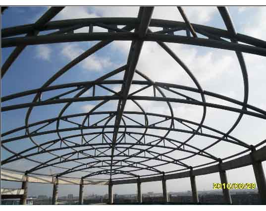 丹阳中煤朔州宾馆管桁架工程