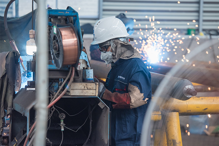 丹阳网架焊接车间